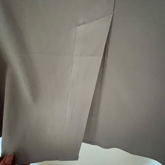 Universal Standards Vesper Polina Dove Gray Drape Dress Workdress NO BELT - Picture 12 of 16